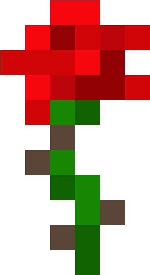 вот он цветок первых времён minecraft.