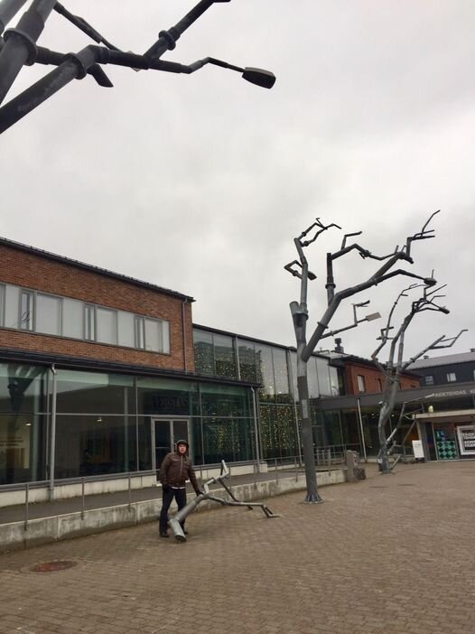 Из старых водопроводных труб финны создают современную архитектуру