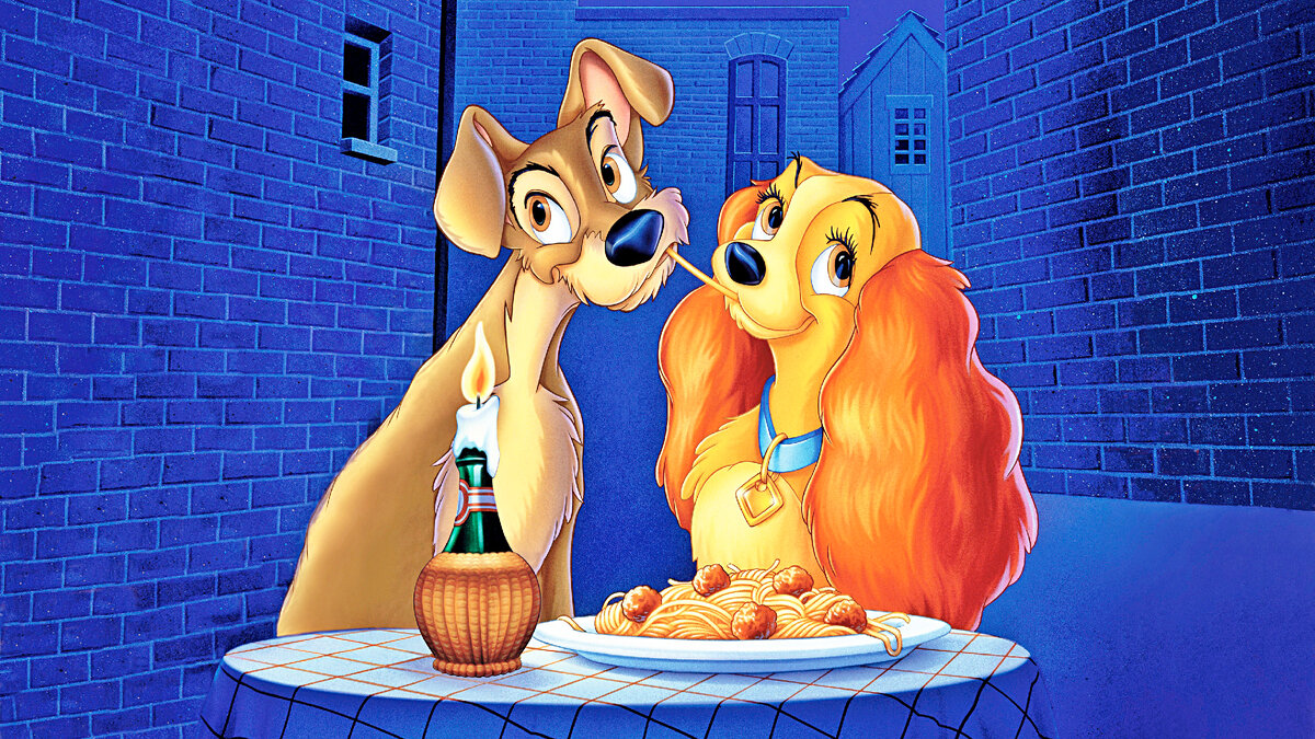 топ 3 . Леди и бродяга это фильм 1955 года рассказывающую историю бродяги что изменился ради своей леди 