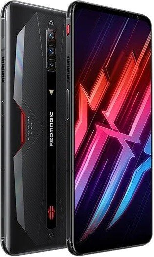 Технические характеристики ZTE Nubia Red Magic 6 ProПроизводитель: ZTEМодель: Nubia Red Magic 6 ProВес: 220грГабариты (размер): 169 x 77.1 x 9.8ммОперационная система: Android 11Размер экрана (диагональ): 6.8"Разрешение: 2400x1080Оперативная память (RAM): 18ГбВнутренняя память (ROM): 512ГбКамеры: 64Мп Sony IMX686Процессор: Qualcomm Snapdragon 888Батарея: 4500мАч ZTE Nubia Red Magic 6 Pro весом в 220гр и размером 169 x 77.1 x 9.8мм получил дисплей в 6.8" дюймов. Разрешения экрана 2400x1080 пикселей, изображение яркое и четкое. Производитель установил основную камеру с сенсором Sony IMX686 и матрицей в 64Мп. За качественные селфи отвечает передняя камера в 32Мп.Дата выпуска ZTE Nubia Red Magic 6 Pro - Март 2021. Также отметим следующие технические характеристики устройства: оперативную память в 18Гб и встроенную флэш-память в 512Гб, работающую вместе с процессором Snapdragon 888 от Qualcomm. Модель станет отличным выбором для людей, которые привыкли к операционной системе Android 11,которую стоит покупать именно сейчас, ведь цена на аппарат на данный момент минимальна.В ZTE Nubia Red Magic 6 Pro есть две сим карты, можно пользоваться услугами разных операторов и 2 номерами.А еще есть поддержка 5G, интернет будет просто летать так как скорость соединения вырастет до 10 - 25 Гбит/с.К сожалению вы не сможете вставить в ZTE Nubia Red Magic 6 Pro карту памяти так как в нем нет слота расширения под microSD.Разъем для наушников стандартный, вы сможете подключить любую гарнитуру с выходом 3,5 мм без переходника.ZTE Nubia Red Magic 6 Pro поддерживает NFC, вы можете оплачивать покупки с его помощью.В нет нет инфракрасного порта поэтому использовать его как пульт управления не получится.Емкость батареи ZTE Nubia Red Magic 6 Pro равна 4500мАч, есть поддержка быстрой зарядки, которая не займет много времени. Беспроводной зарядки нет, но в данном ценовом сегменте ее отсутствие не является критичным.Смартфон определенно не следует опускать в воду или брать с собой в душ, так как он не водонепроницаем, что характерно для данного ценового сегмента.