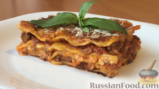 Лазанья (классический рецепт)