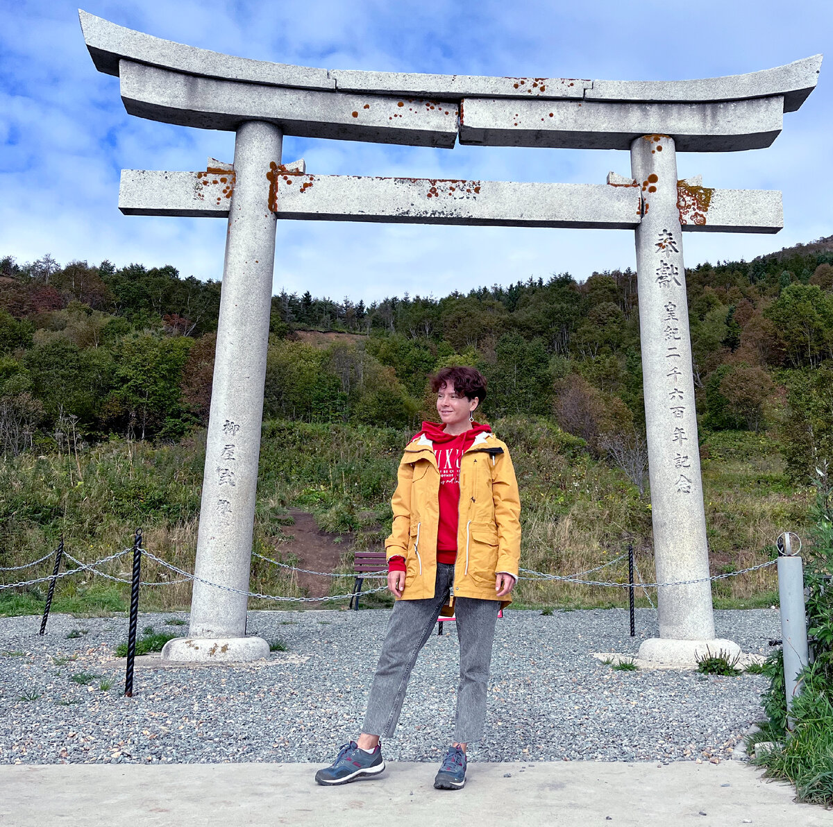 Сахалин. Ворота Тории в поселке Взморье. Фото автора