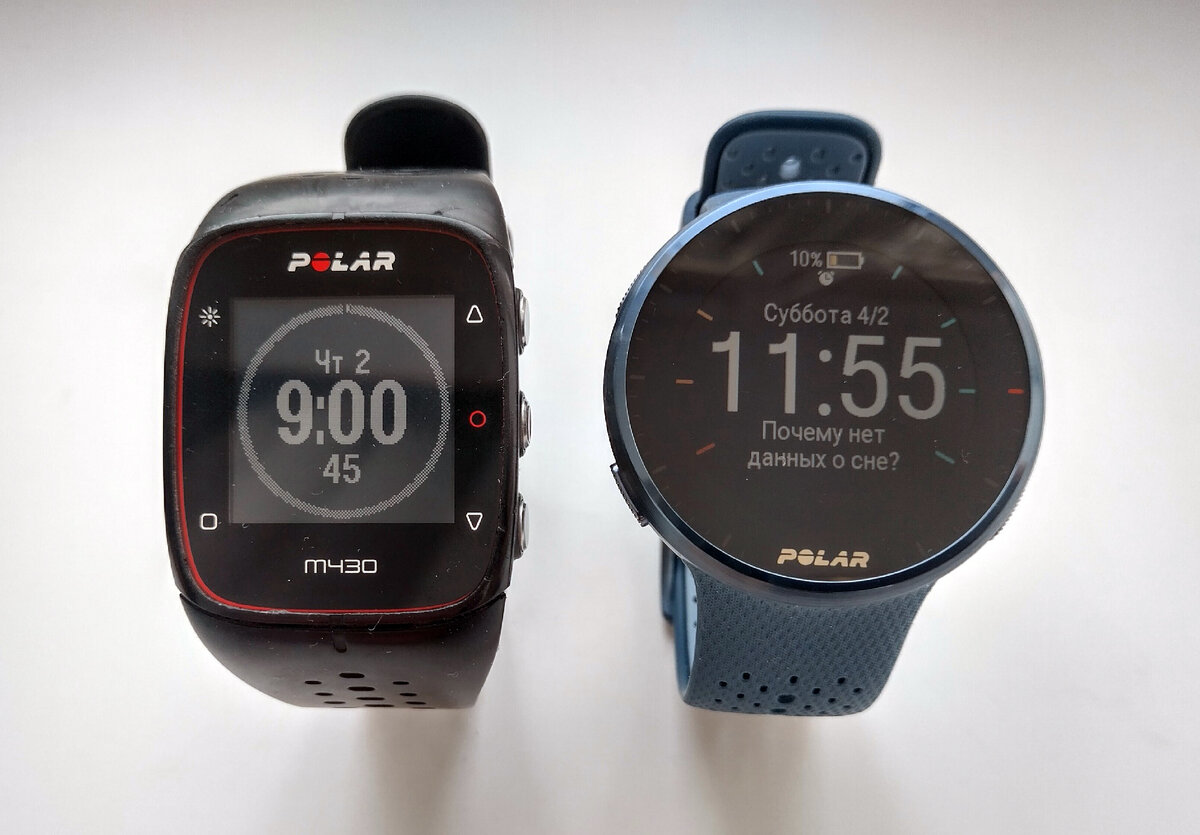 Мои родные Polar M430 и новенькие Polar Pacer Pro