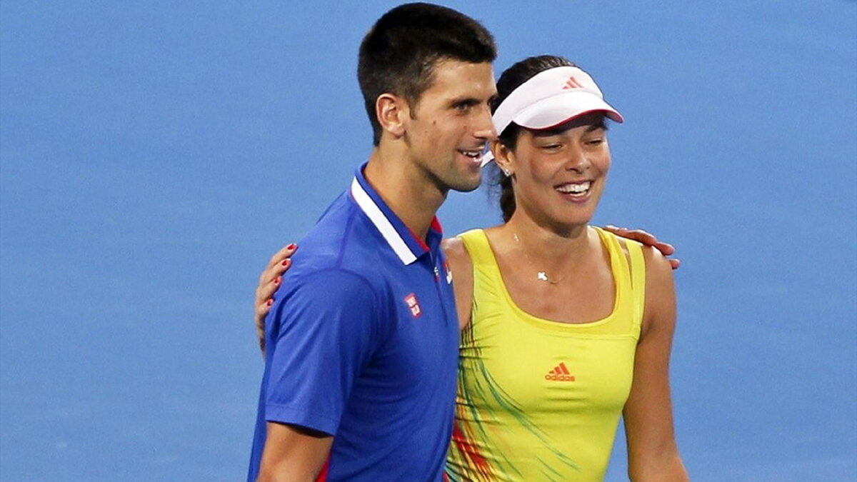 Новак Джокович и Анна Иванович