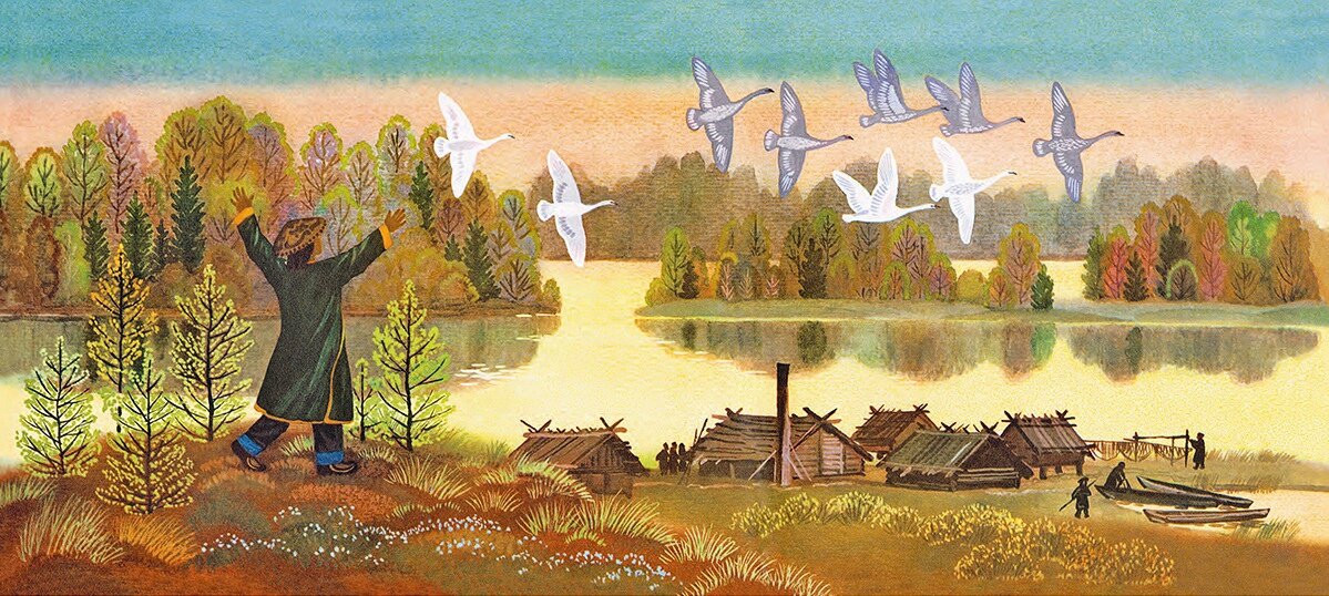 Художник — Овчинников К.В., гуашь