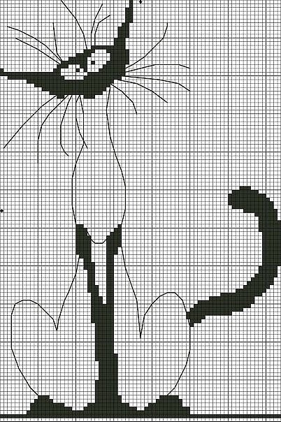 Кошка модница.