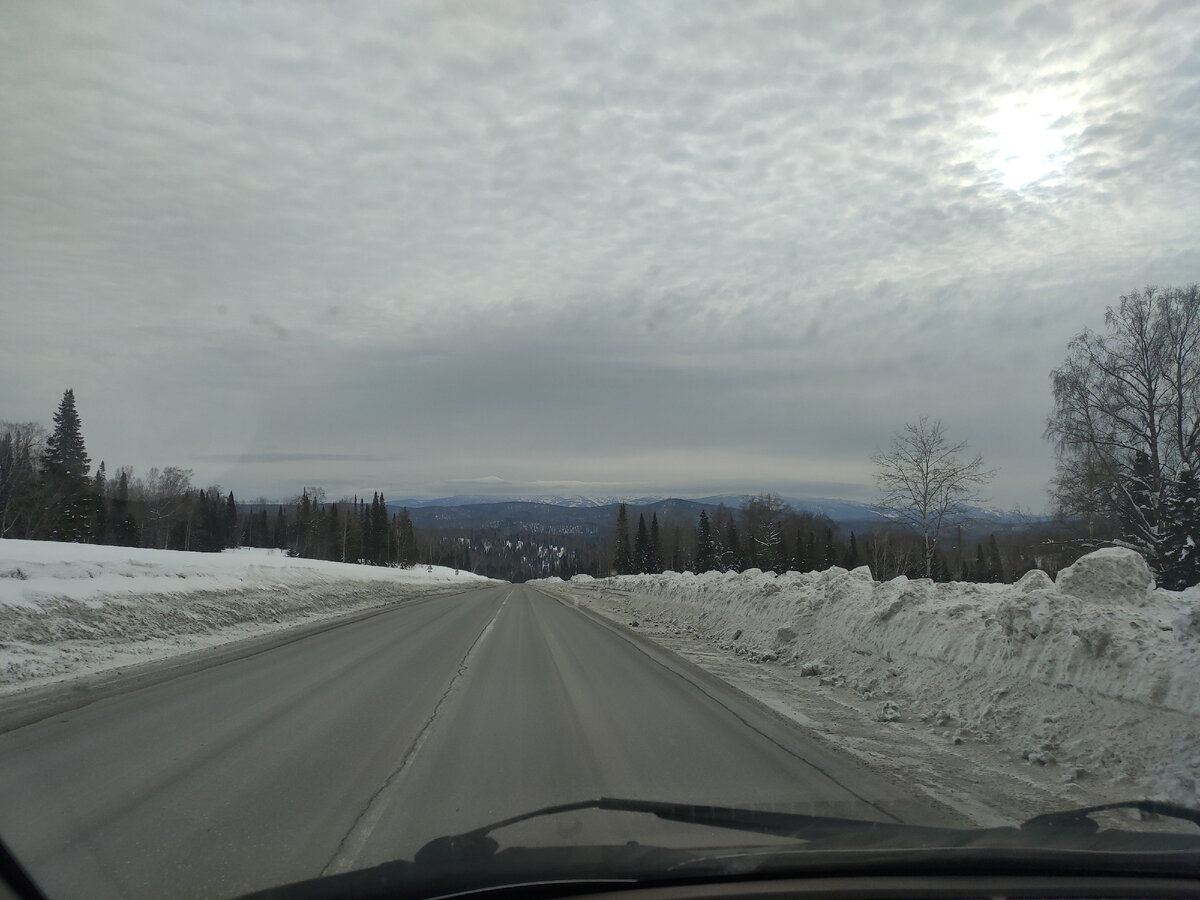 Подъезжаем к Таштаголу