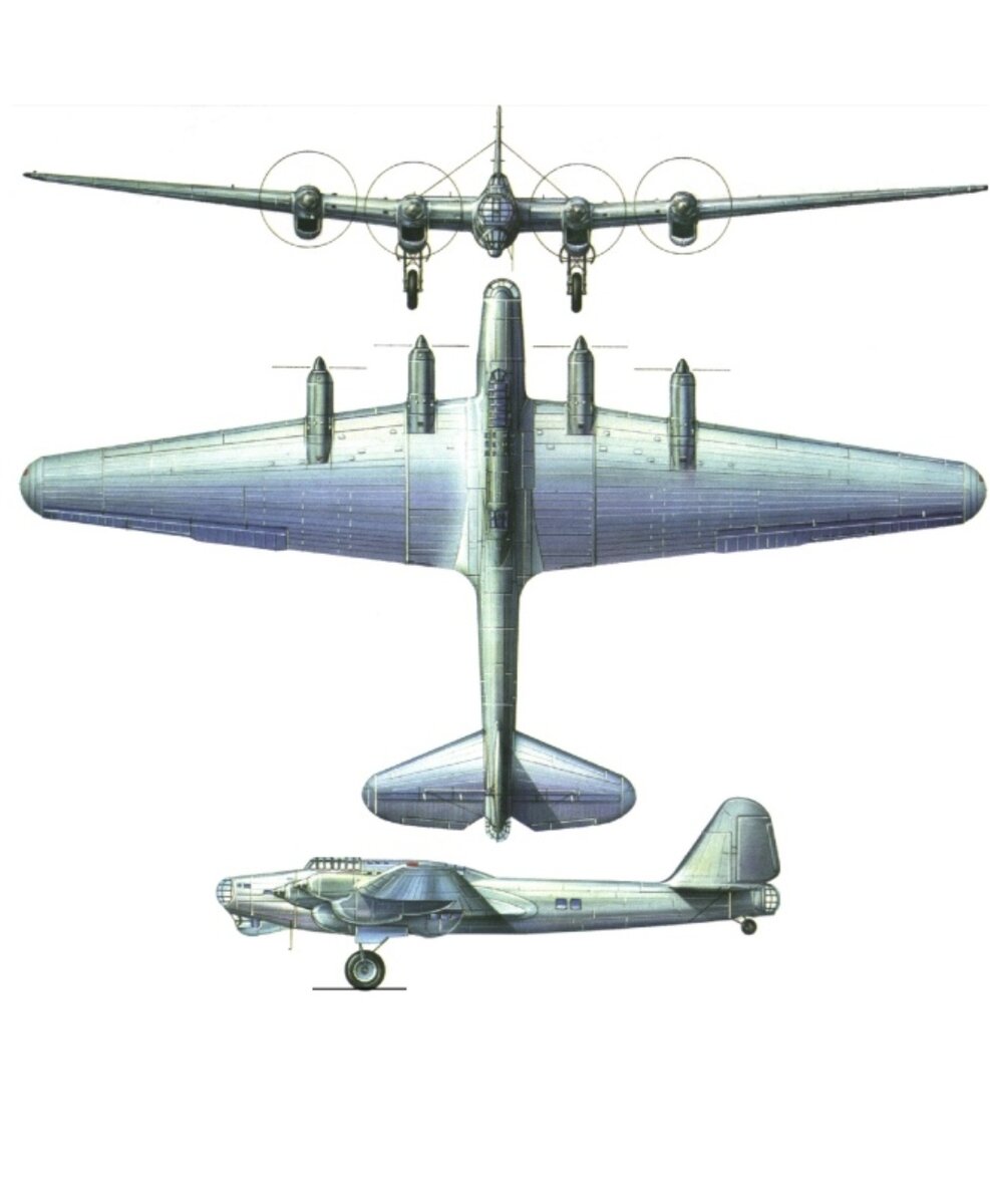 Пе-8 — советский четырёхмоторный тяжёлый бомбардировщик дальнего действия (иногда классифицируется как стратегический) периода Второй мировой войны.