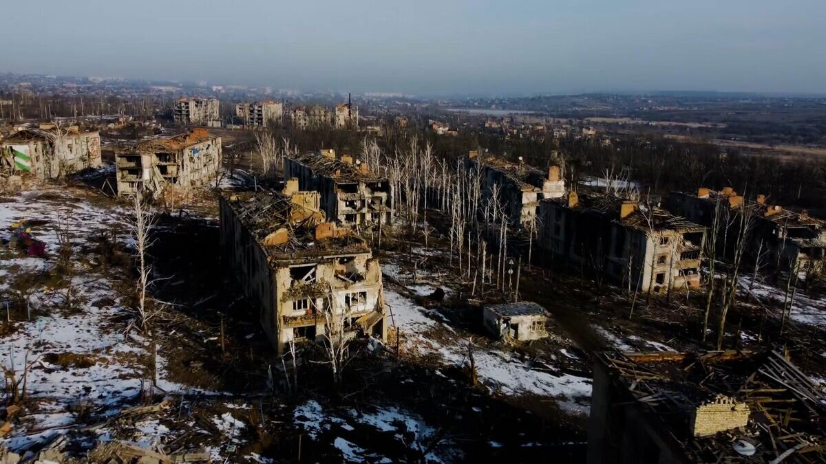    Улицы Артемовска и масштабы боев за город© РИА Новости