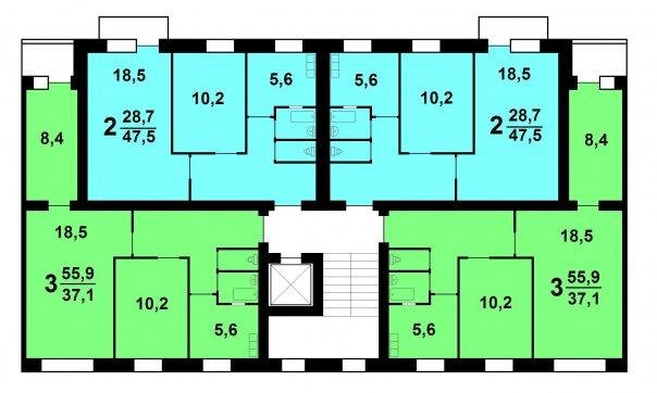 Планировки 5-9 этажных домов