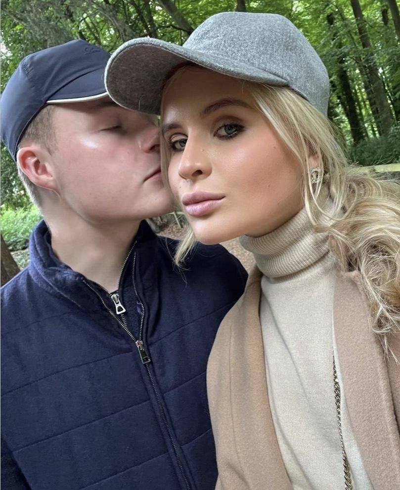 Устинья Малинина с женихом Заком, фото из социальных сетей