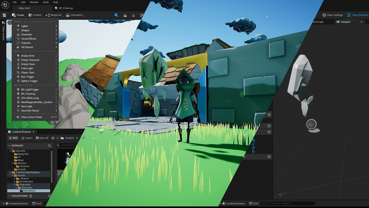 Unreal Engine - один из самых технически крутых движков