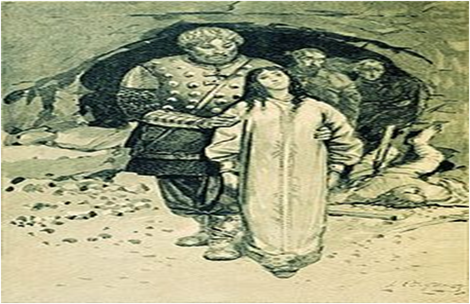Добрыня и Малка (Малуша) 