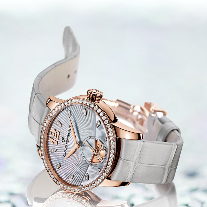 Часы Girard-Perregaux Cat's Eye Day & Night в корпусе из розового золота