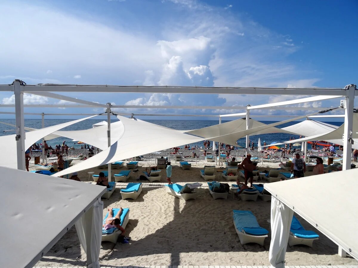 Пляж отеля Radisson Collection Paradise Resort & Spa Сочи