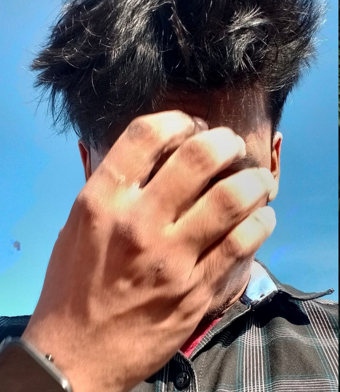 Я забыл расчесать волосы ;)