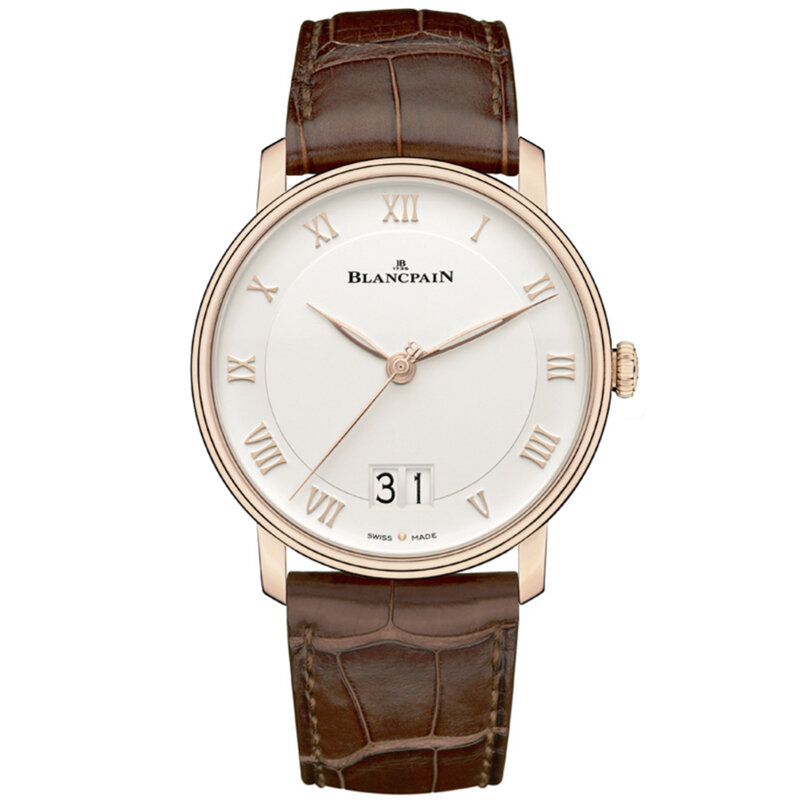 Часы Blancpain Villeret в 40 мм корпусе из розового золота