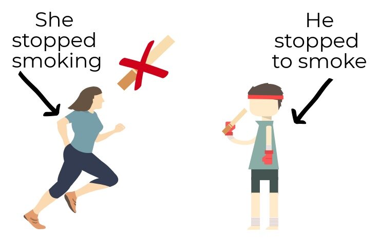 остановиться глагол