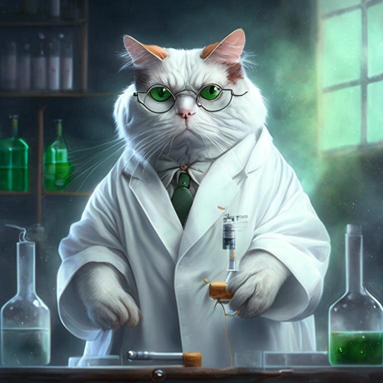 Фото взято из свободного доступа. Такой вполне себе учёный кот. Как не вспомнить цитату: "Как учёный я в это не верю, а как кот я говорить не умею - поэтому и не скажу"