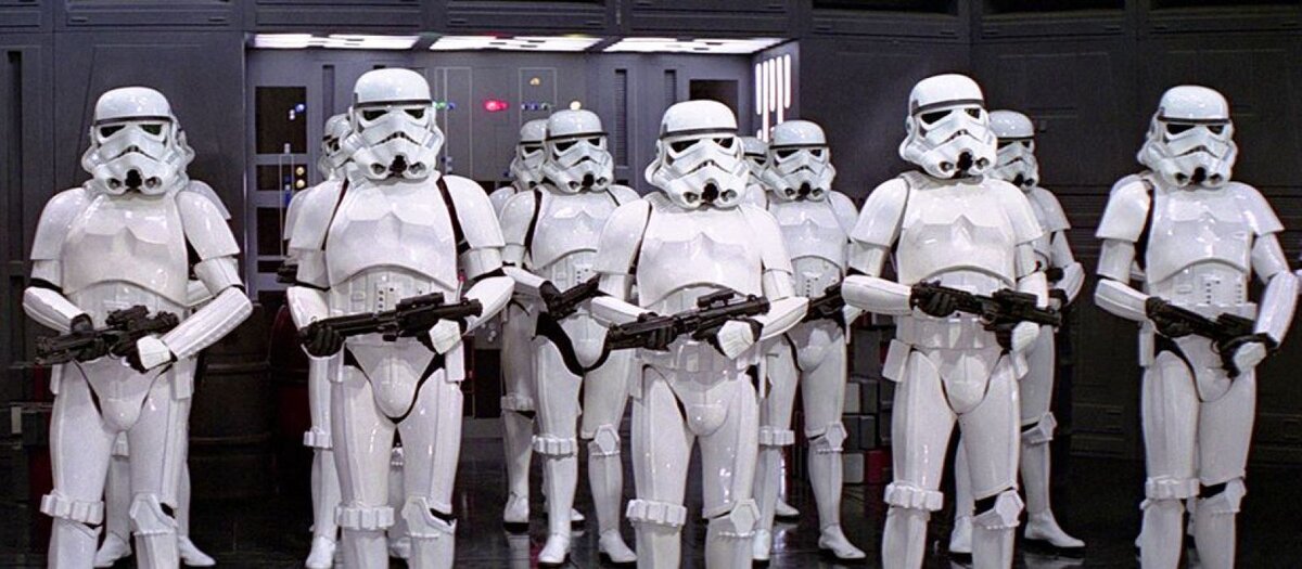 Имперские штурмовики из «Звездных войн»
