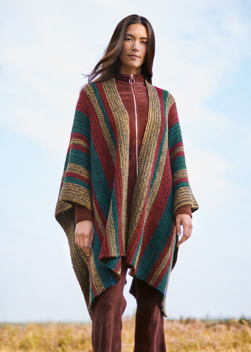 Простое, но шикарное пончо