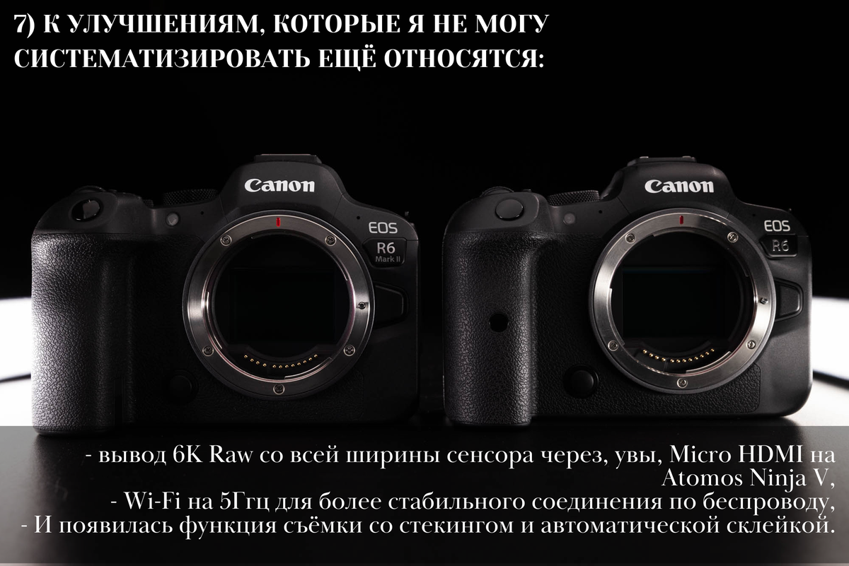 Canon r8 сравнение