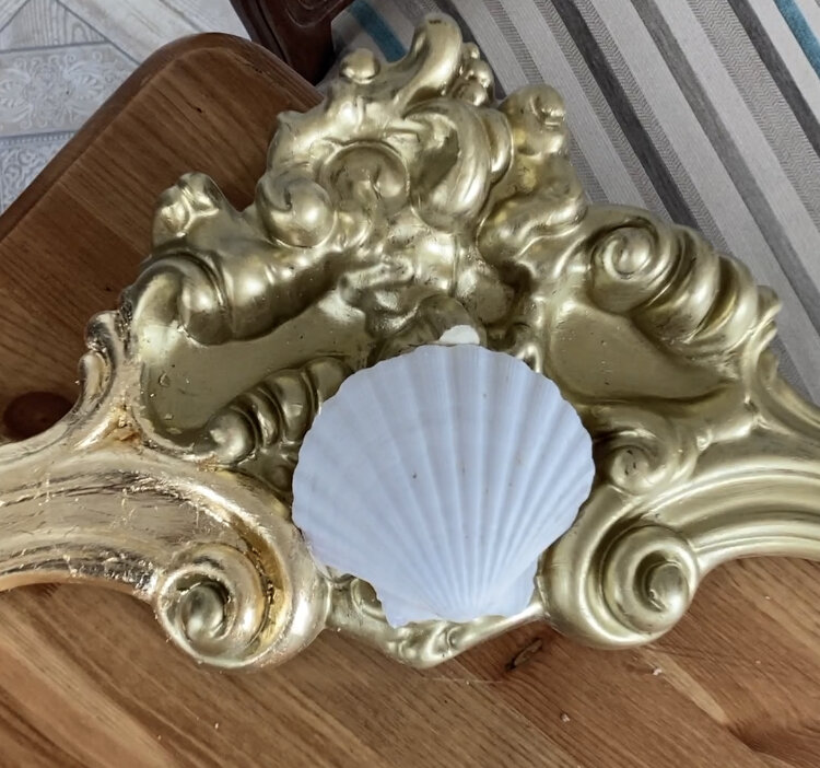 А вот и гребешок