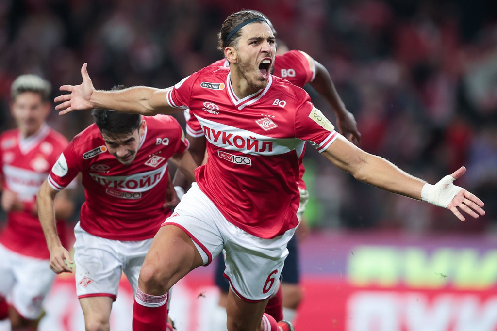 Центральный защитник Срджан Бабич принес победу "Спартаку" над "Сочи". Фото из интернета.