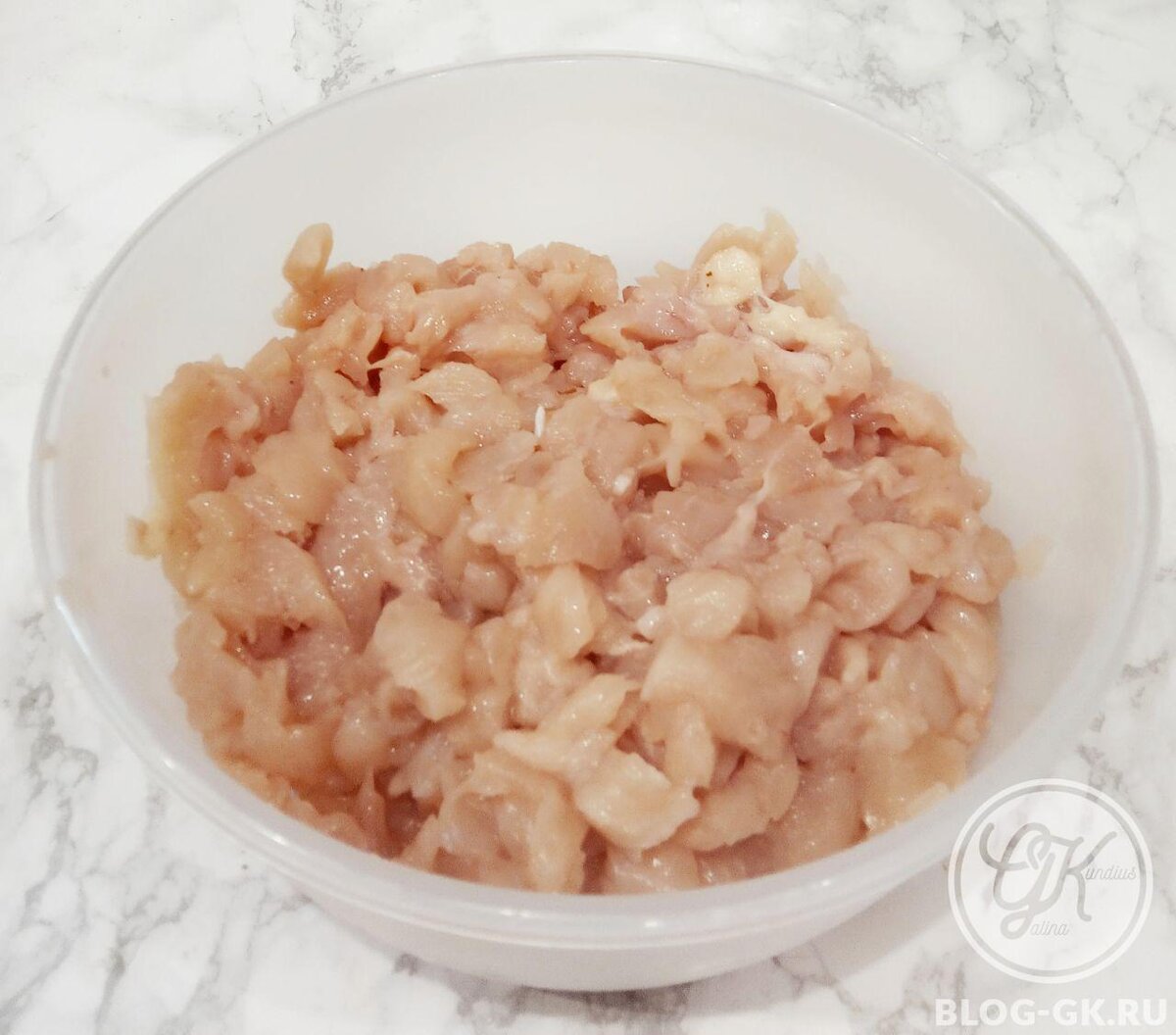 Измельченное куриное филе