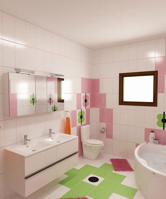 Кому стоит выбрать дизайн ванной комнаты в ярких тонах
