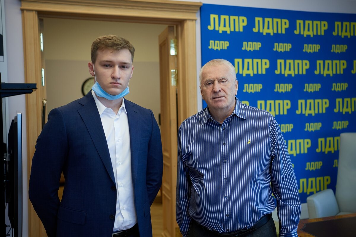 Младший сын Сергея Фургала Кирилл и В.Жириновский