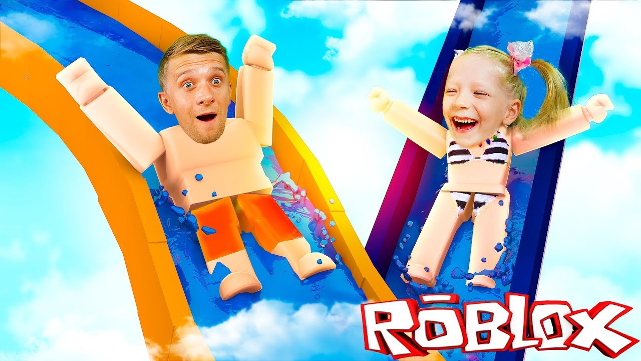 Пришли в Аквапарк в Roblox! Что там внутри Почему платные горки? От FFGTV