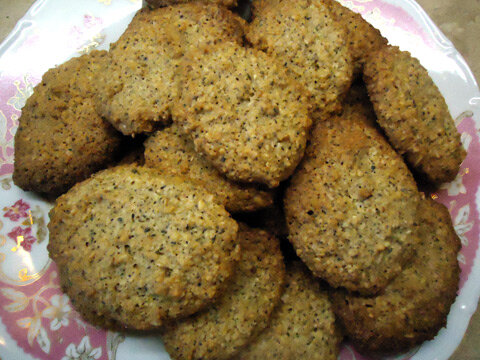 Овсяное печенье с орехами