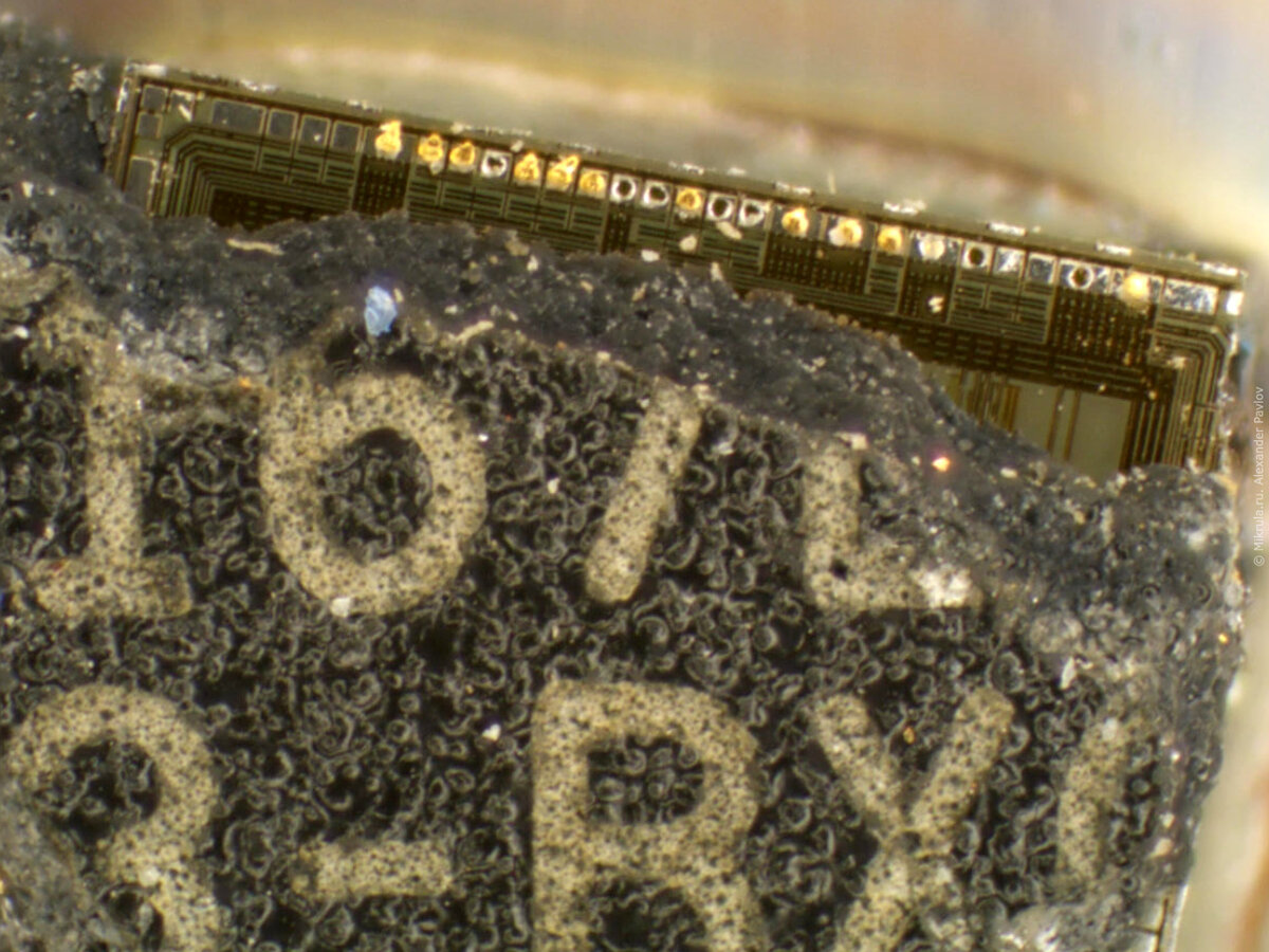 Увеличение ×100