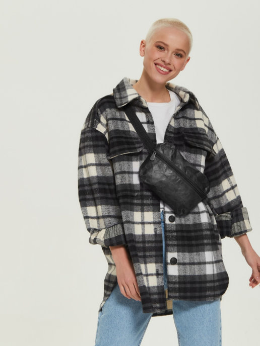 Ranzel / Поясная сумка Дирокс черный/ Сумка бананка/ Подарок мужчине/ Поясная сумка/ Бананка/ Сумка на плечо