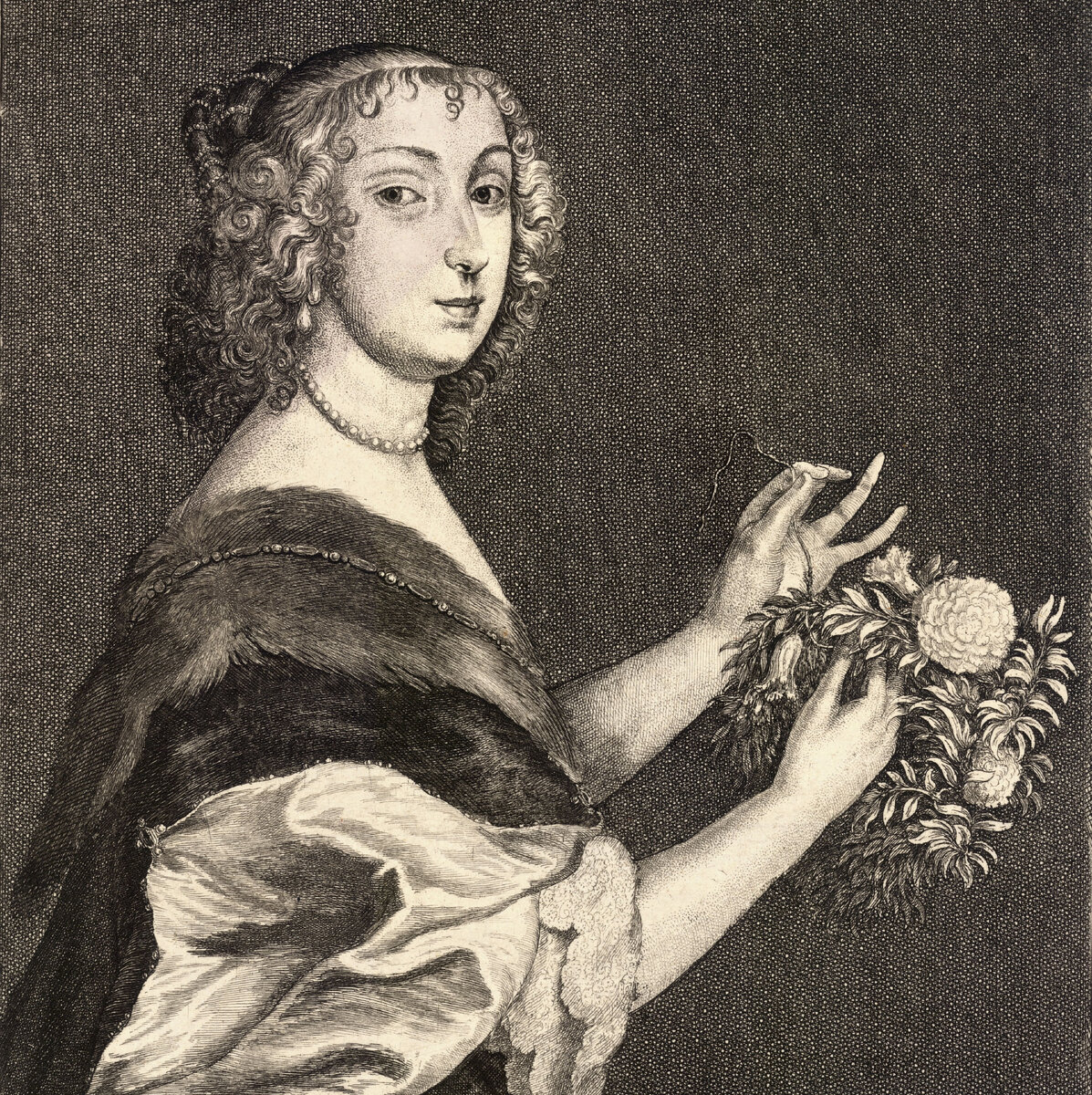 Мэри Киллигрю, пиратствовавшая в XVI веке. Художник: Wenceslas Hollar