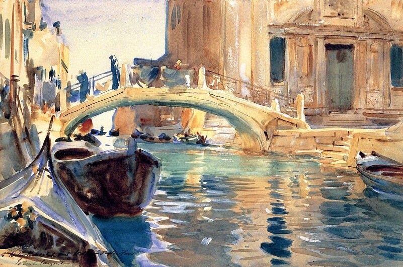 «Мост Сан Джузеппе ди Кастелло» (Джон Сингер Сарджент, 1903-1903)
