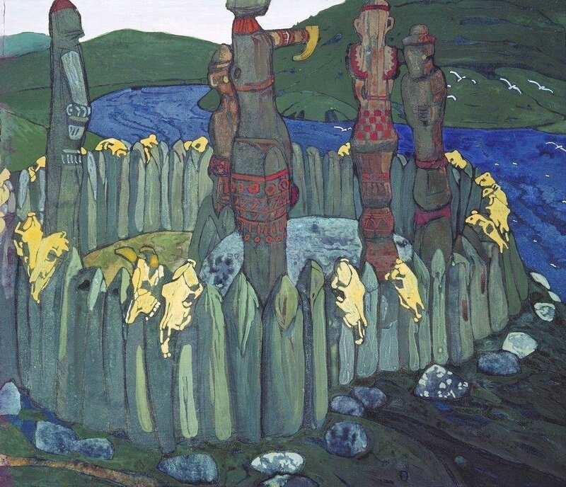 Н.К. Рерих "Идолы" 1901