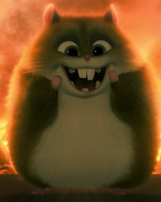 Хомяк в эйфории 