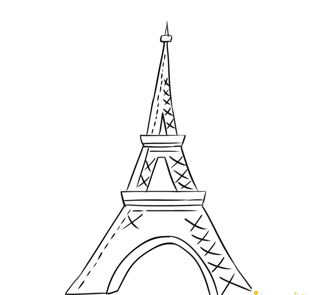 Как нарисовать Эйфелеву башню (с иллюстрациями)