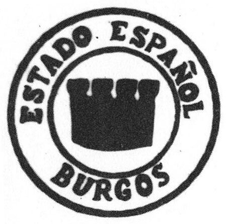 Штамп ESTADO ESPAÑА . BURGOS