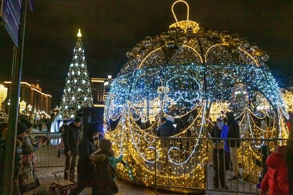    Новогодняя Москва, Roman Denisov, Роман Денисов/Global Look Press