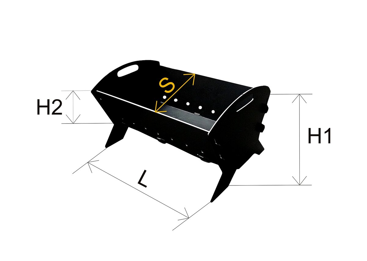 Как делают мангалы из металла: размеры, чертежи, схемы | Табличник | Дзен
