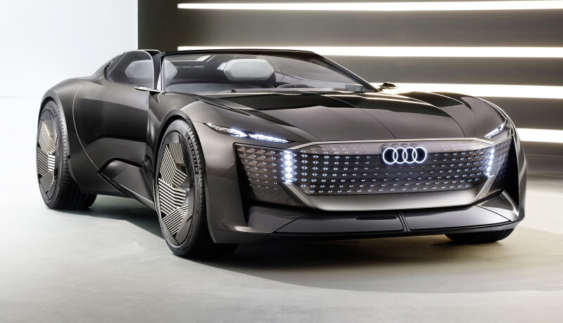Новый концептуальный электромобиль Audi.
