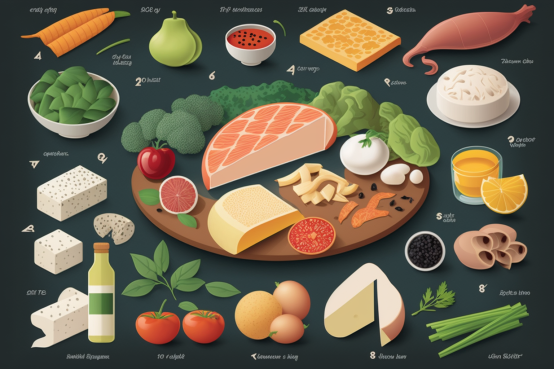 употребляйте овощи, фрукты, зерновые, белки, жиры и молочные продукты