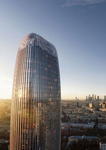    Московский аналог лондонской башни-«огурец». Источник: archsovet.msk.ru