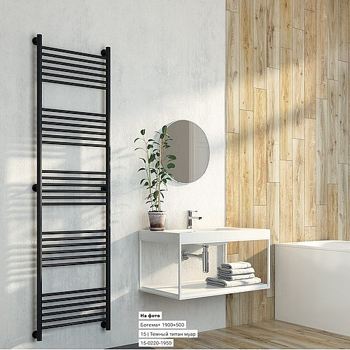 Водяной полотенцесушитель Сунержа Богема+ прямая 800x400