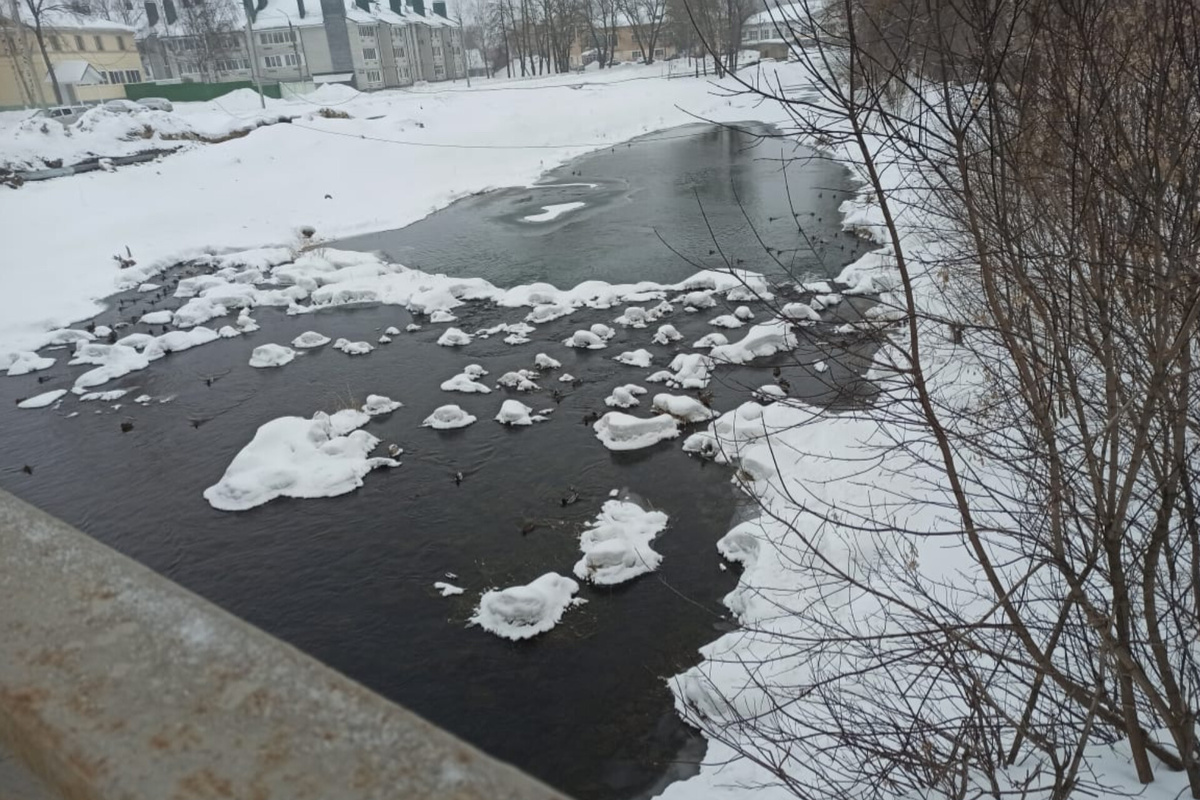 А это в моем родном городе. Чуть севернее. Снег ещё только начал таить. 
