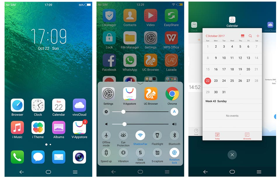 Одна из старых версий FunTouch OS