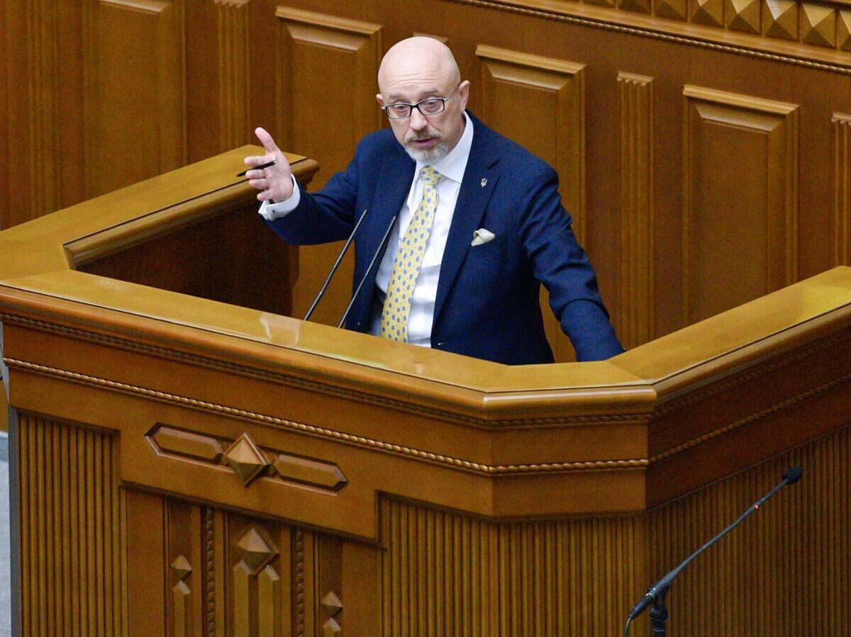    Министр обороны Украины Алексей Резников выступил на заседании Верховной рады © РИА Новости / Стрингер
